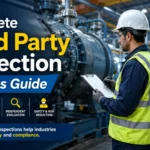 Third party inspector verifying industrial quality documents